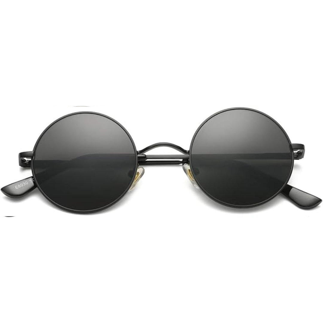 Retro Round Polarized Sunglasses - Lenno