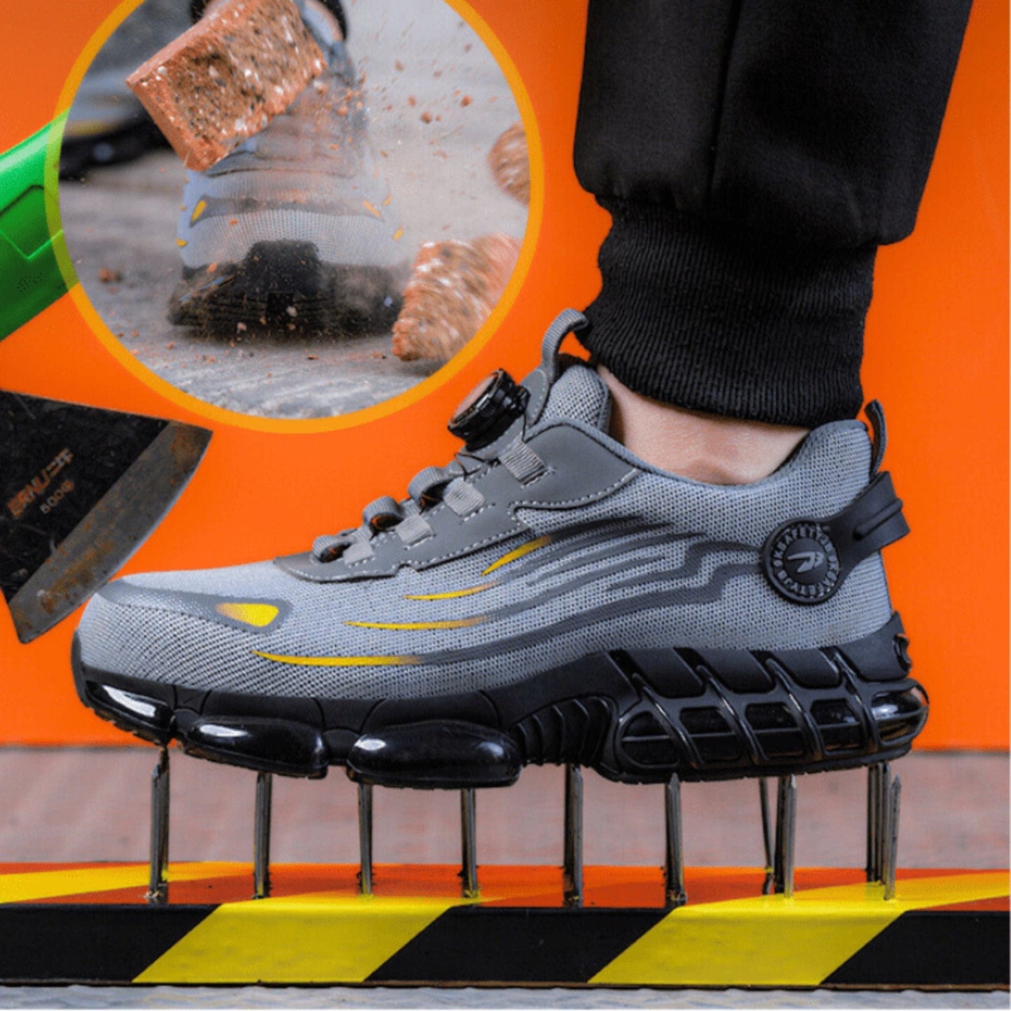SafeCore Safety Shoes – Lightweight, Slip-Resistant, Reinforced Toe, Ergonomic Comfort
