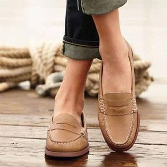 Sierna - Women's Soft Leather Moccasins with Cushioned Sole