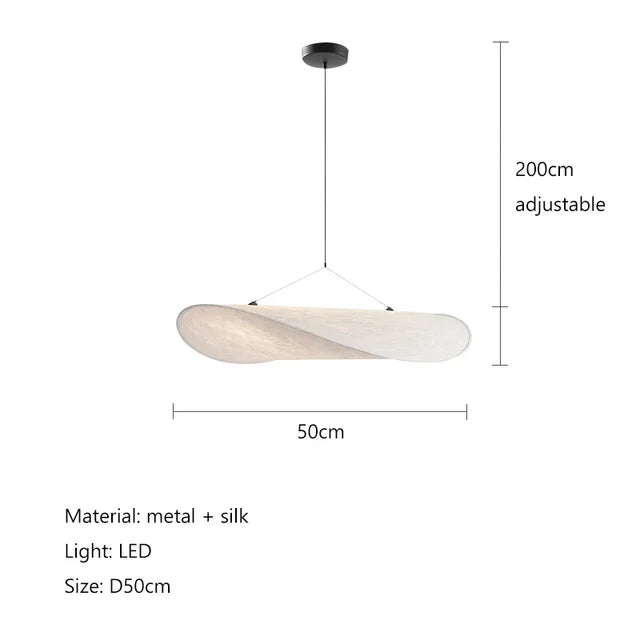 SilkWave Artisan Handmade Lamp - Potato Chip Light
