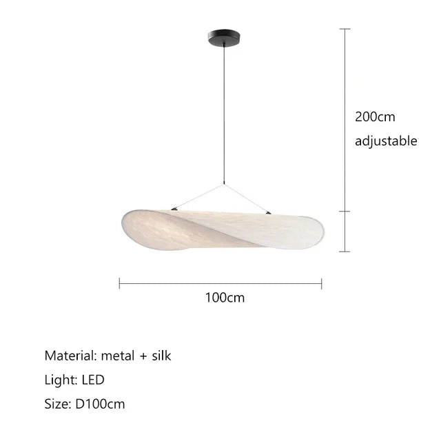 SilkWave Artisan Handmade Lamp - Potato Chip Light