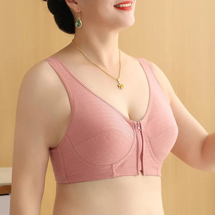Soft vest-style bra in plus sizes
