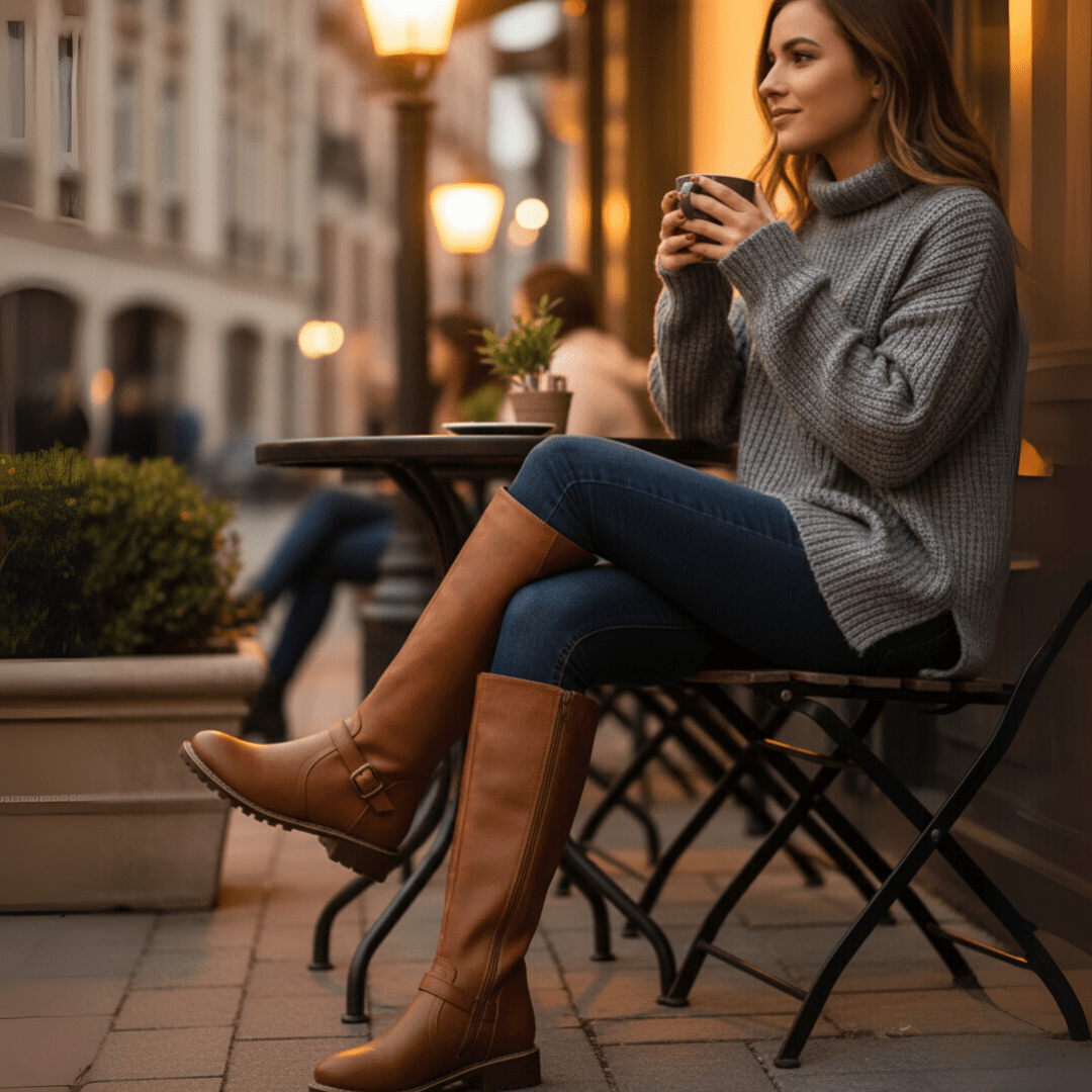 STEPEASY – Gel insole boots for women with comfort footbed & durable style
