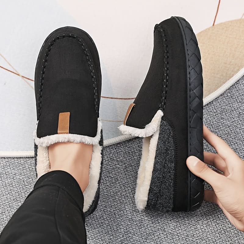 TERRAWOOL – Warm Men's Slip-On Shoes Made of Man-Made Wool