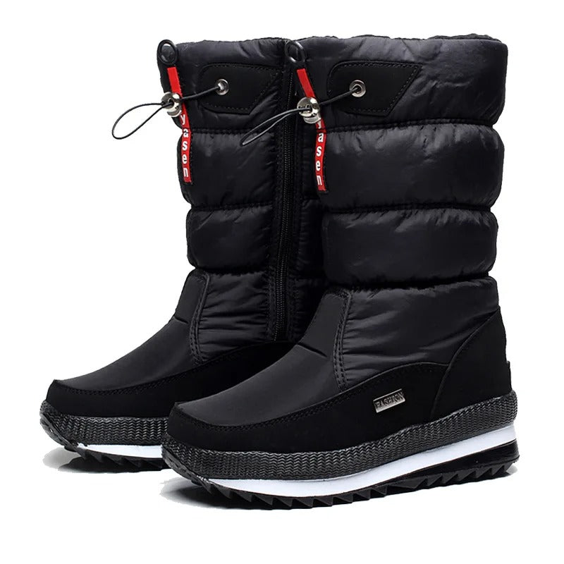 Thick Winter Boots in Plush for Women
