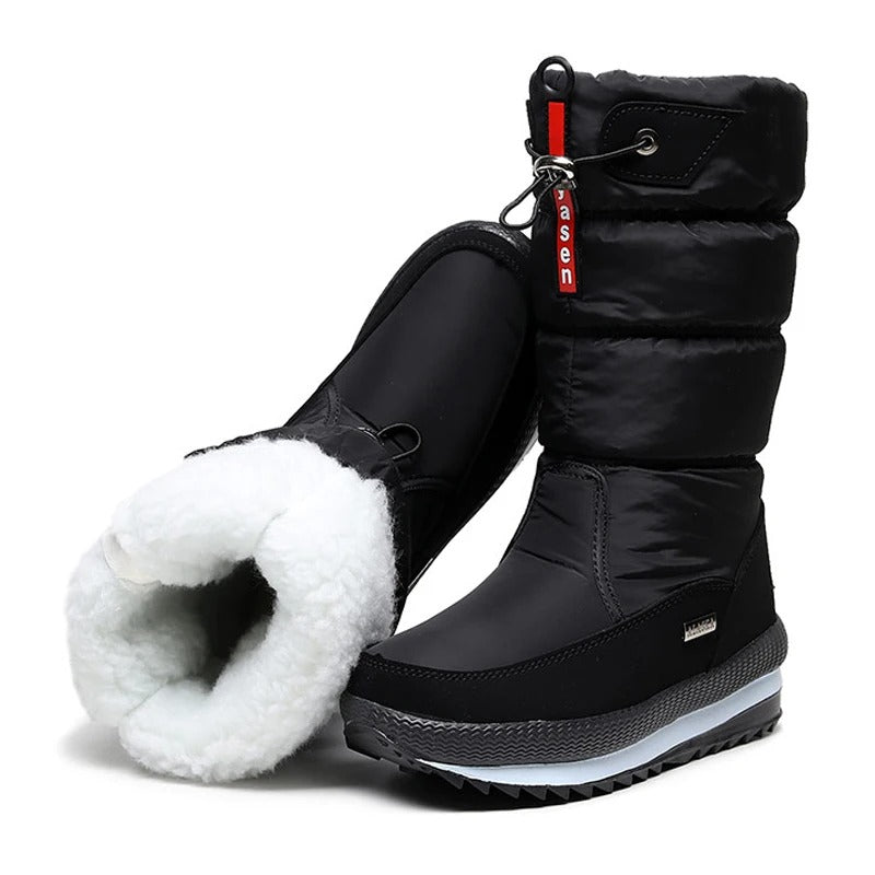 Thick Winter Boots in Plush for Women