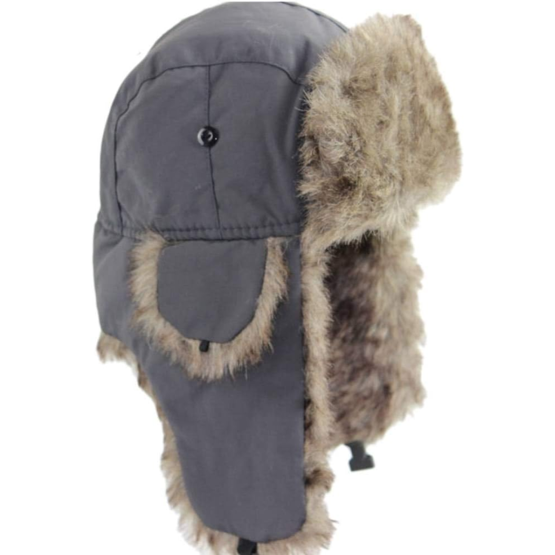 Trapper Winter Hat with Fur Lining - Sasha