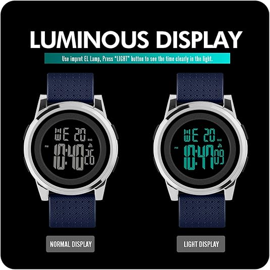 Ultra-Thin Waterproof Digital Sports Watch - Charlie