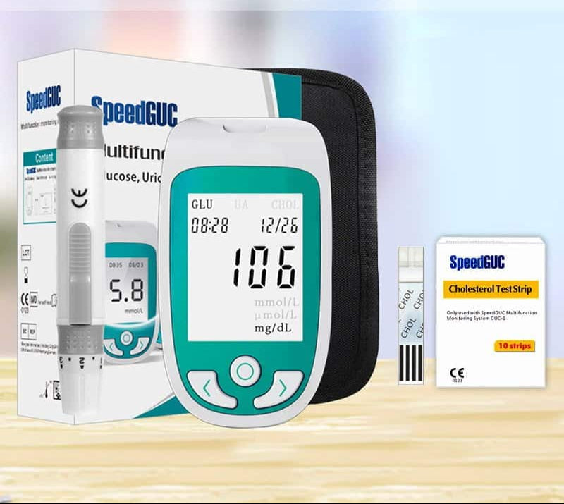 VitalTrack Home Health Monitor for Cholesterol, Glucose, and Uric Acid
