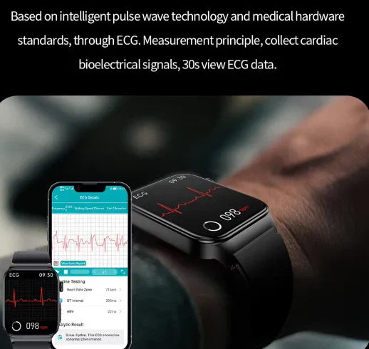 VitaSense Diabetes Monitoring Smartwatch for Daily Management