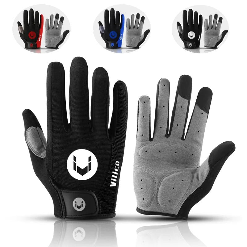 Waterproof Cycling Gloves, Three Finger Touchscreen