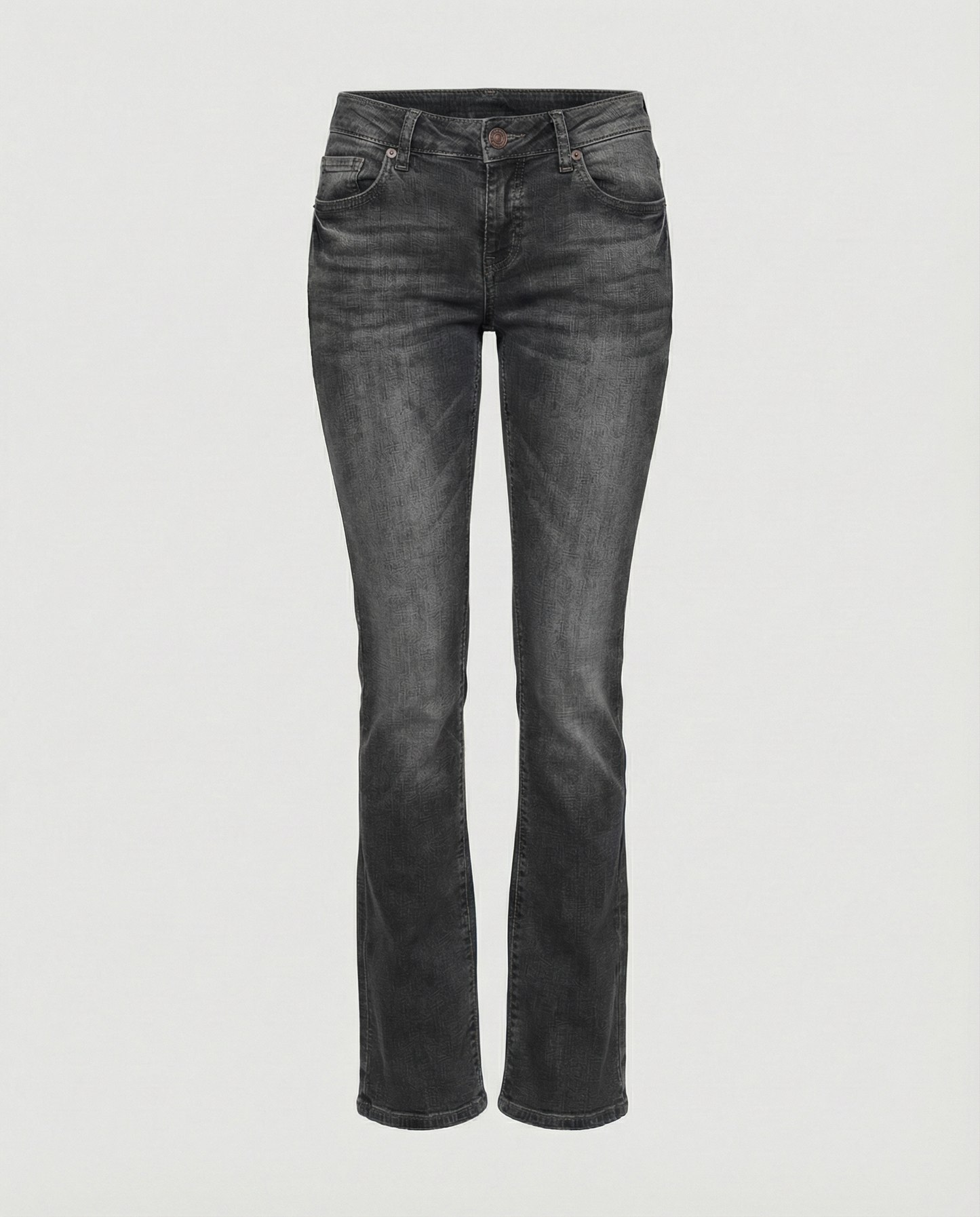 Women's Denim Low-Rise Flared Jeans with Casual Vintage Look & Flared Leg | Charly