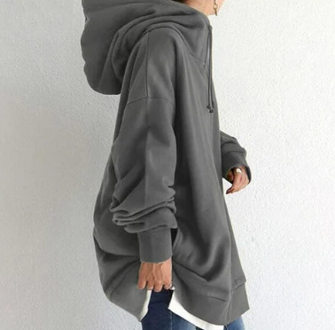 Women's Zip Hoodie for Autumn/Winter